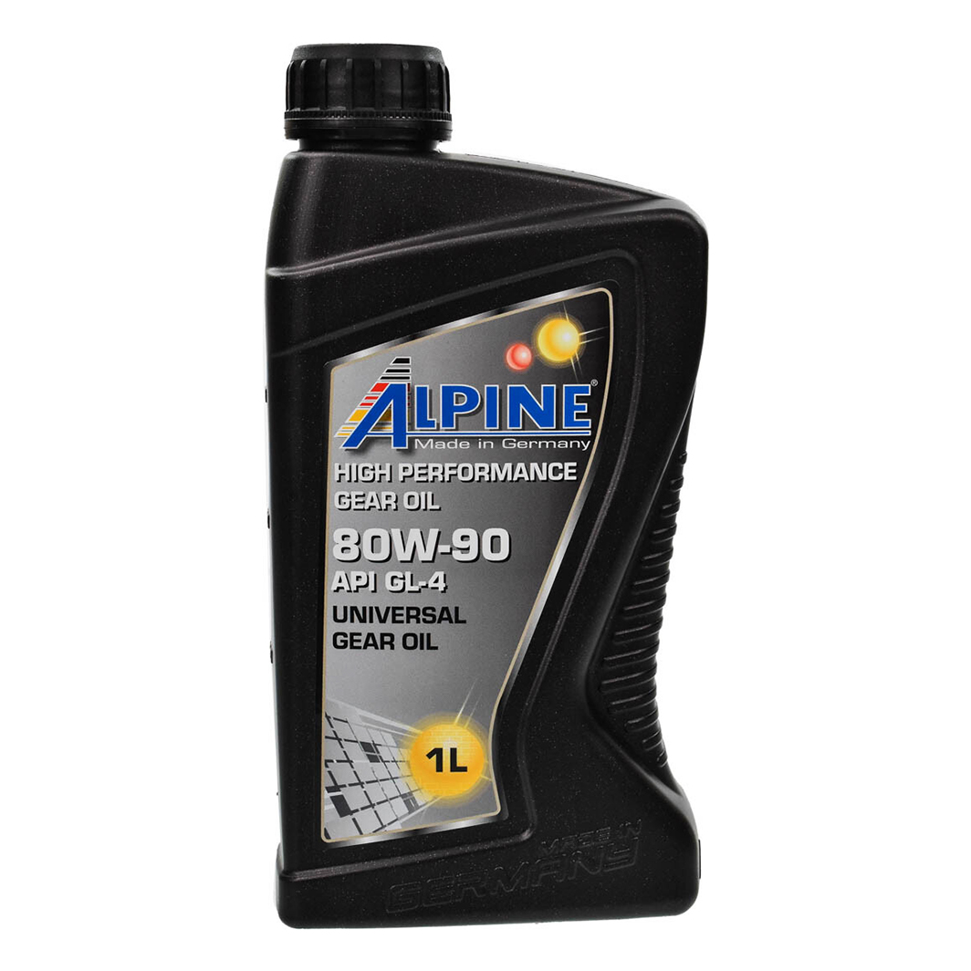Трансмиссионное масло ALPINE High Performance Gear Oil GL-4 80W-90 1 л 0100681 - zapix