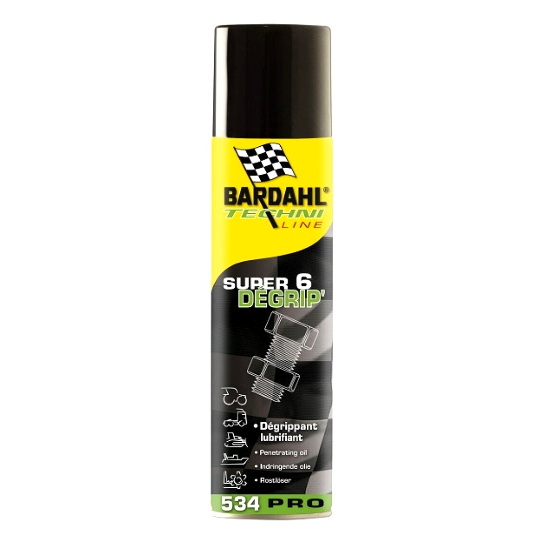 Смазка BARDAHL Super 6 Degrip универсальная 600 мл (5342) - zapix
