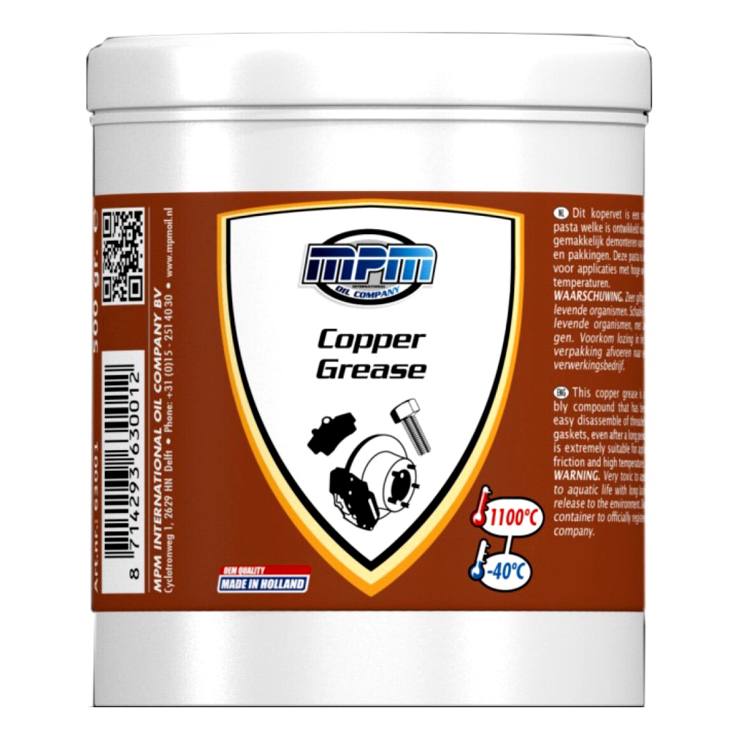 Смазка медная MPM Copper Grease для нарезных соединений 500 мл (63001) - zapix