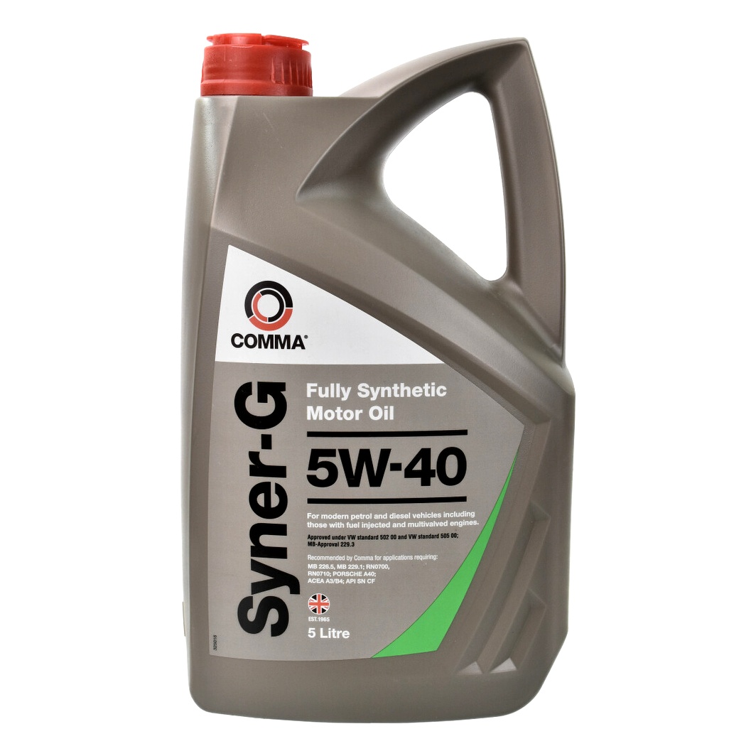 Моторна олива COMMA Syner-G 5W-40 5 л (SYN5L) - zapix
