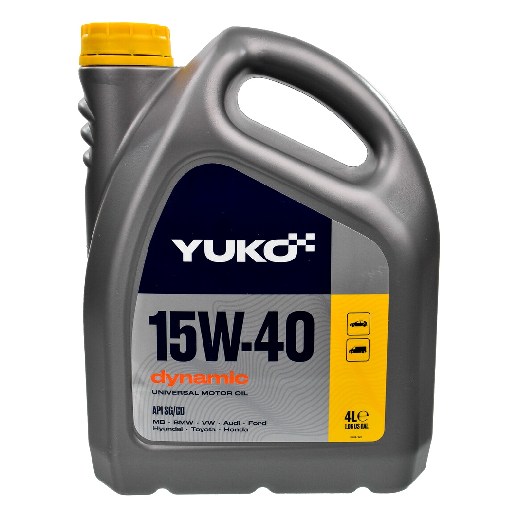 Моторное масло YUKO Dynamic 15W-40 4 л (020516) - zapix