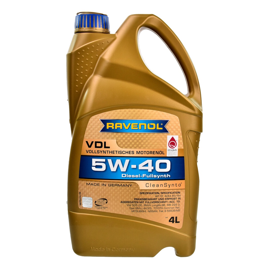 Моторна олива RAVENOL VDL 5W-40 4 л (11111324) - zapix