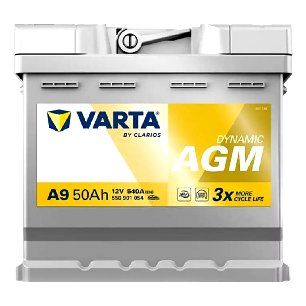Акумулятор VARTA Dynamic AGM 12V 50Ah 540A R+ 550901054 - zapix