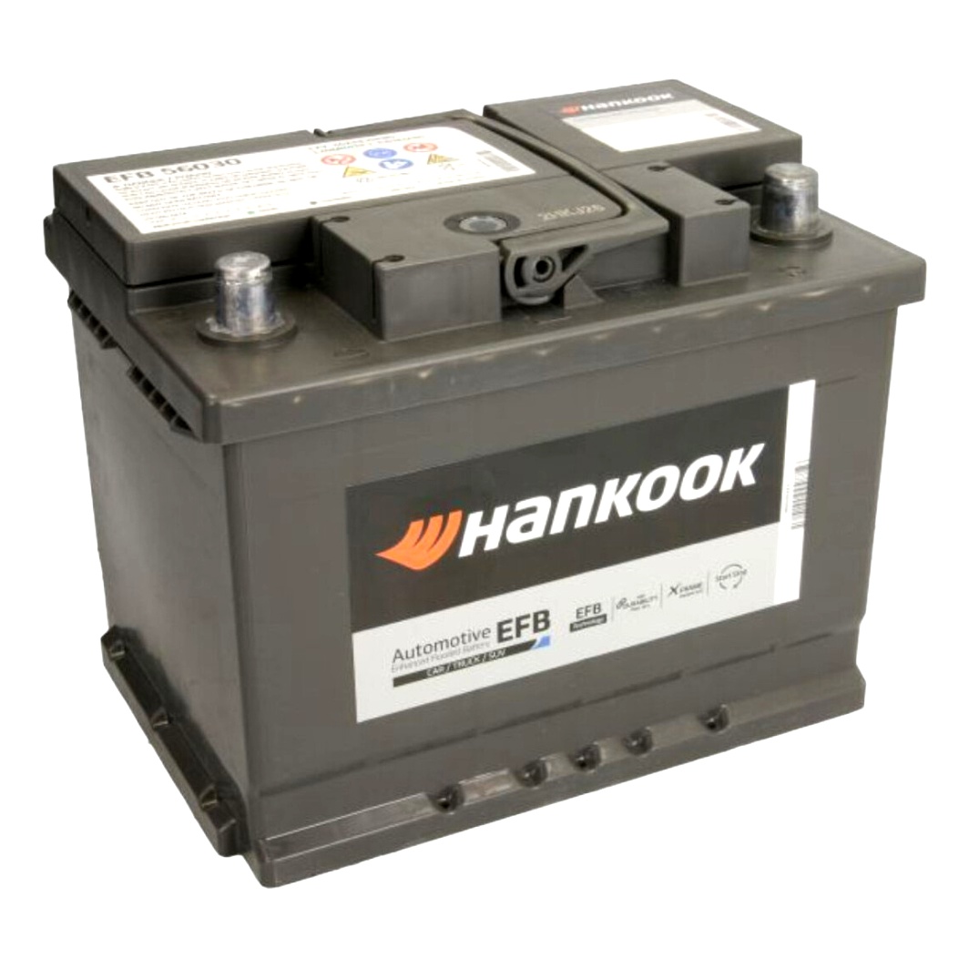 Акумулятор HANKOOK EFB 12V 60Ah 640A R+ EFB56030 - zapix