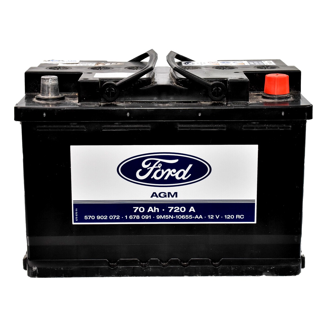 Акумулятор FORD AGM 12V 70Ah 720A R+ 1678091 - zapix