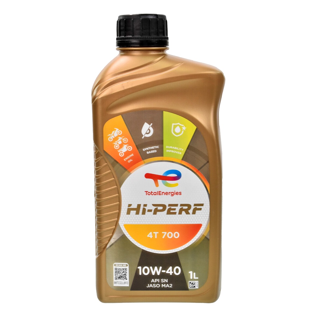 Моторное масло TOTAL Hi-Perf 700 4T 10W-40 синтетическое 1 л 215734 - zapix