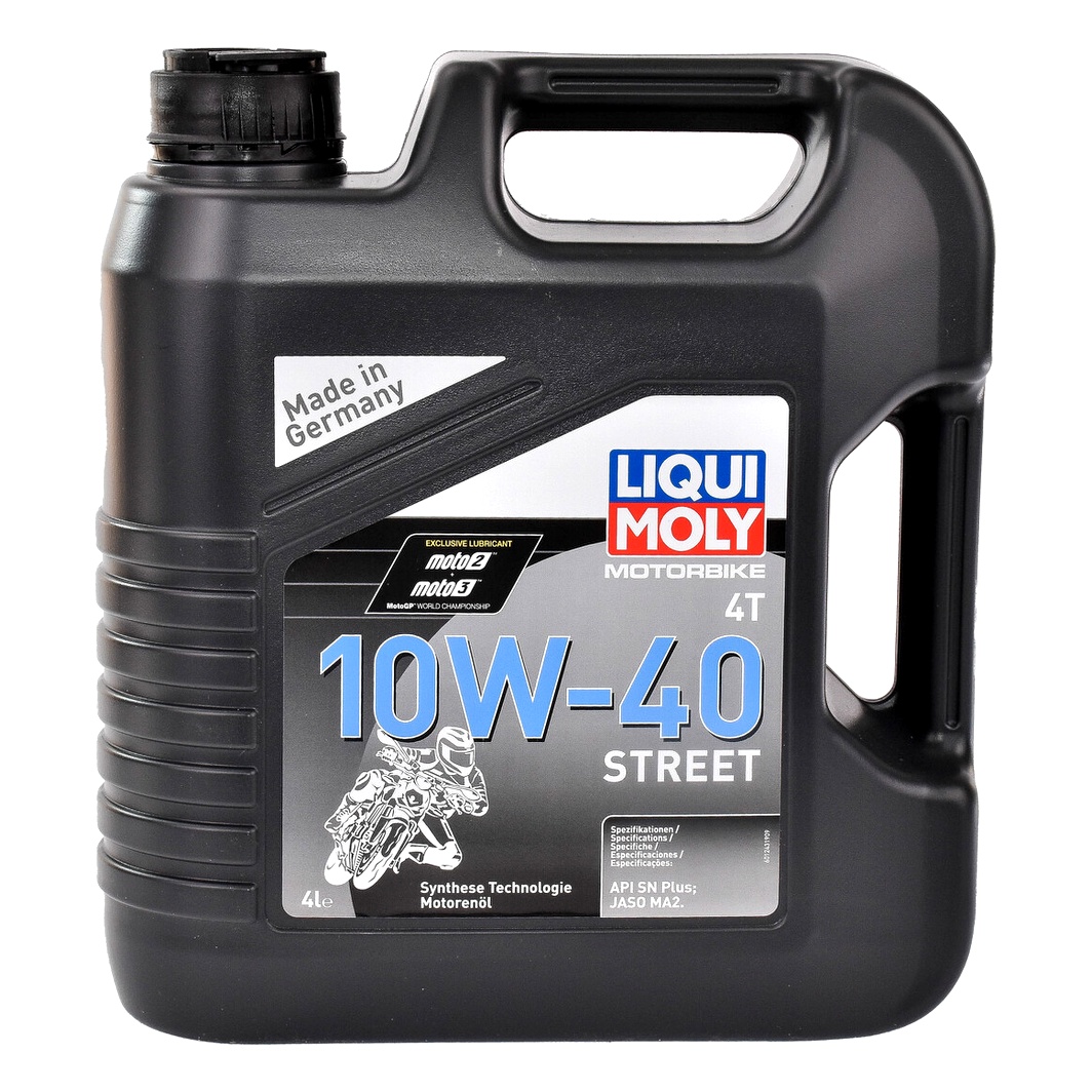 Моторное масло LIQUI MOLY Motorbike 4T Street 4T 10W-40 4 л 7512 - zapix