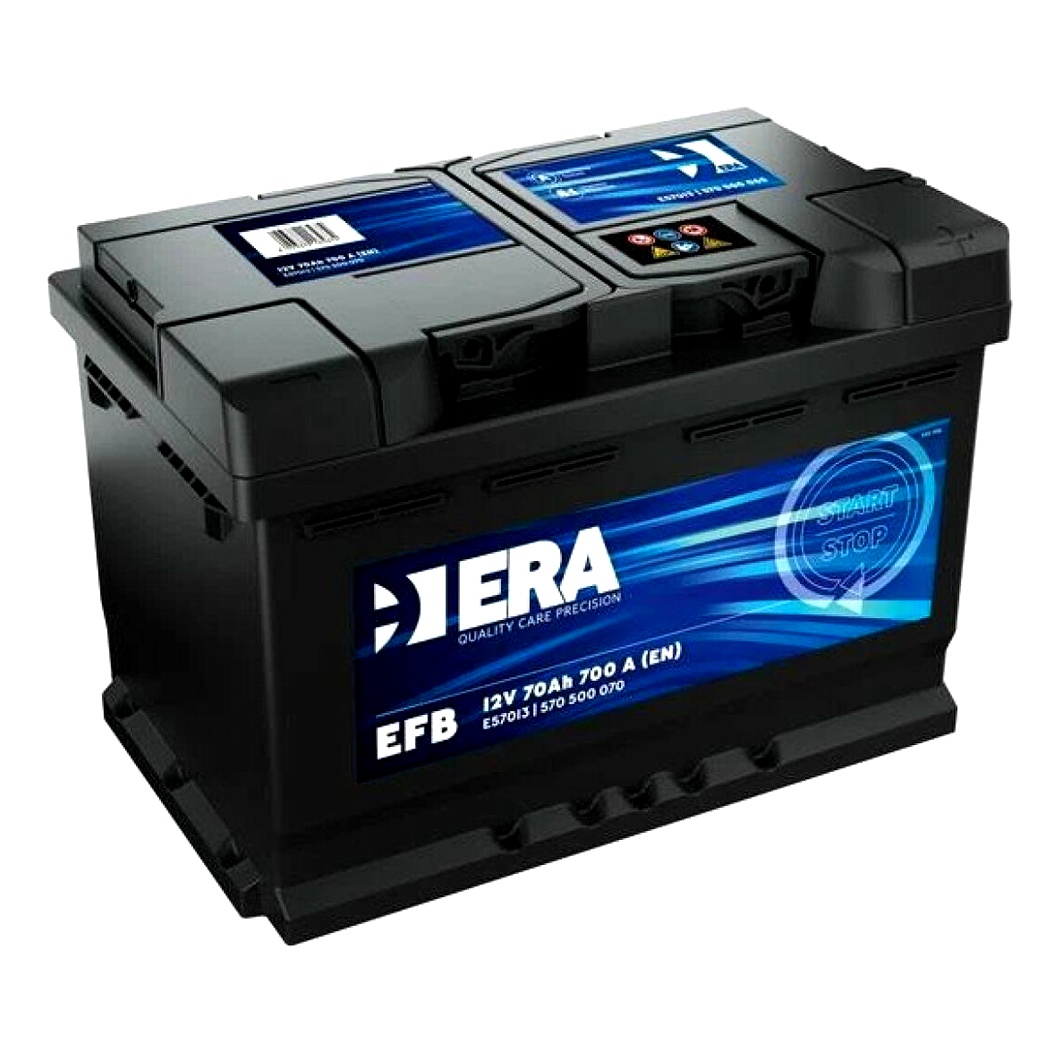 Акумулятор ERA EFB Start Stop 12V 70Ah 700A R+ E57013 - zapix