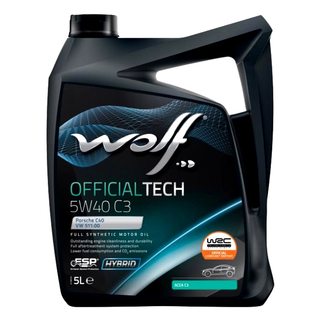 Моторное масло WOLF Officialtech C3 5W-40 5 л (8333477) - zapix