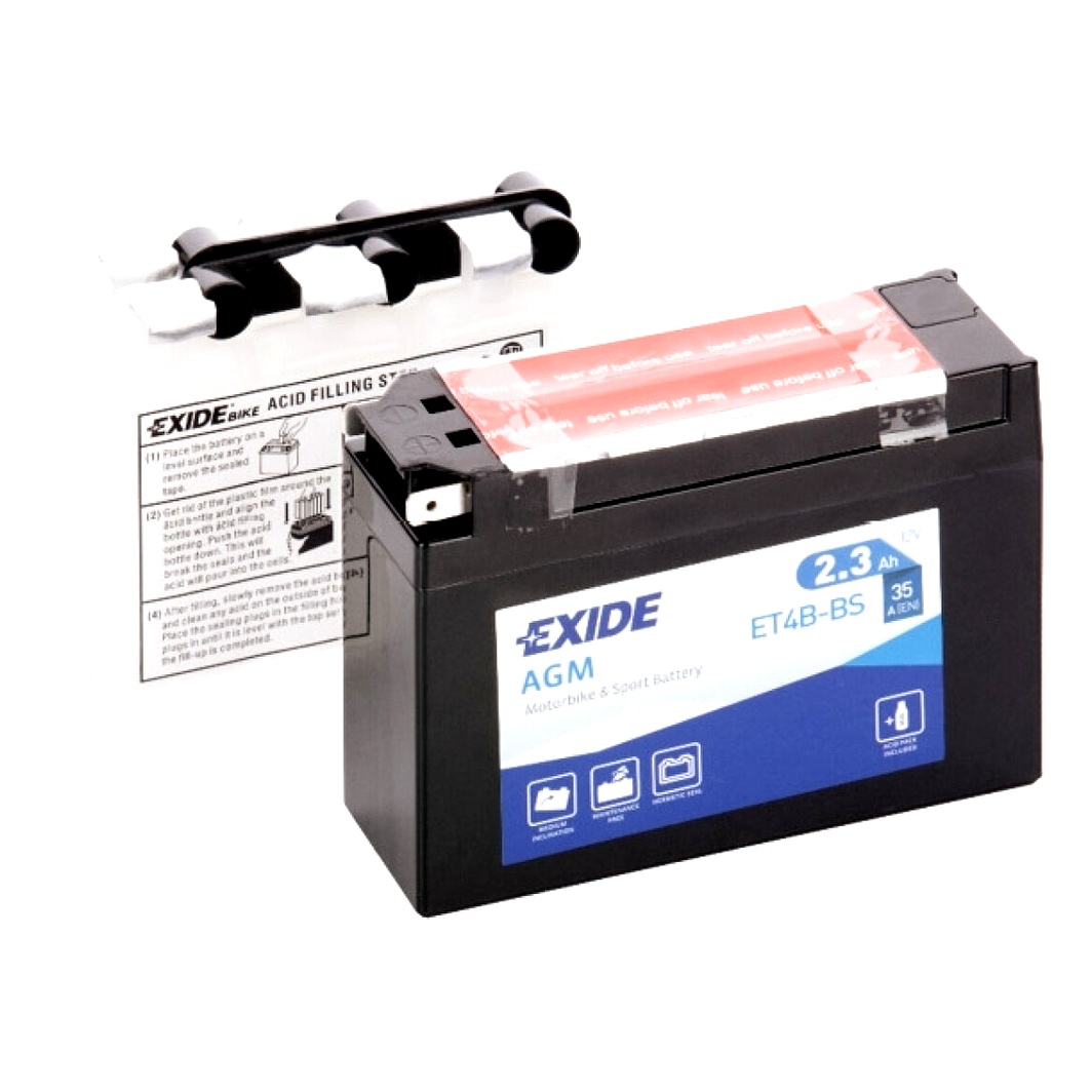 Акумулятор EXIDE AGM 12V 2.3Ah 35A L+ ET4BBS - zapix