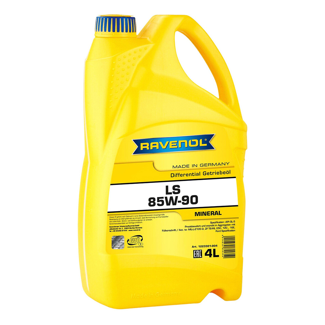 Трансмиссионное масло RAVENOL LS GL-5 85W-90 4 л 1223301004 - zapix