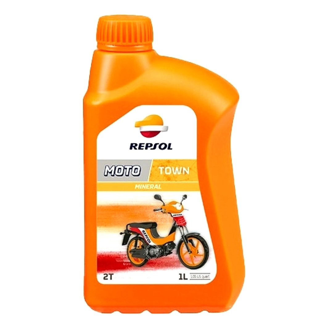 Моторное масло REPSOL Moto Town 2T минеральное 1 л RP151X51 - zapix