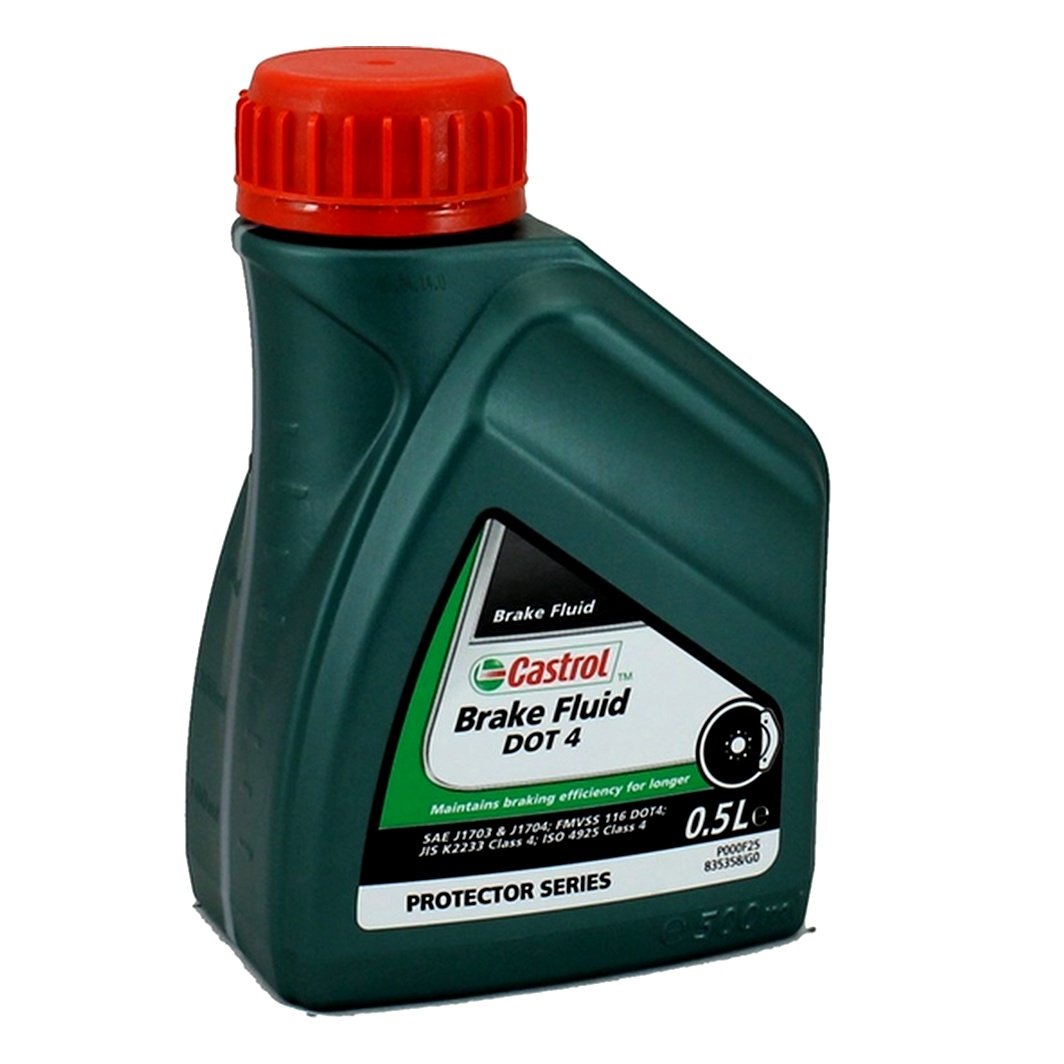 Гальмівна рідина CASTROL DOT 4 пластик 0.5 л 15036C - zapix