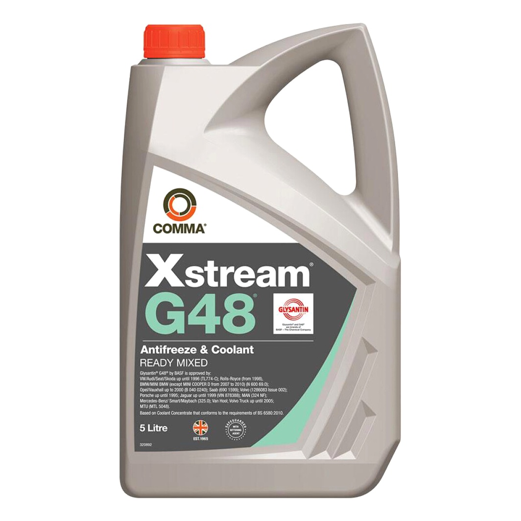 Готовий антифриз COMMA Xstream G48 синьо-зелений G11 -36 °C 5 л (XSG48M5L) - zapix