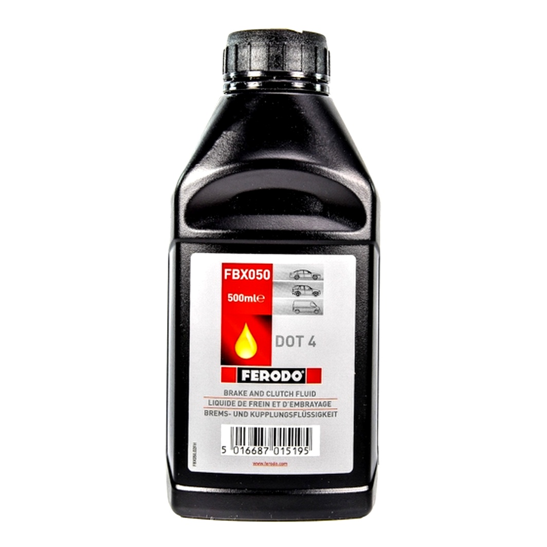 Гальмівна рідина FERODO DOT 4 Synthetic пластик 0.5 л FBX050 - zapix