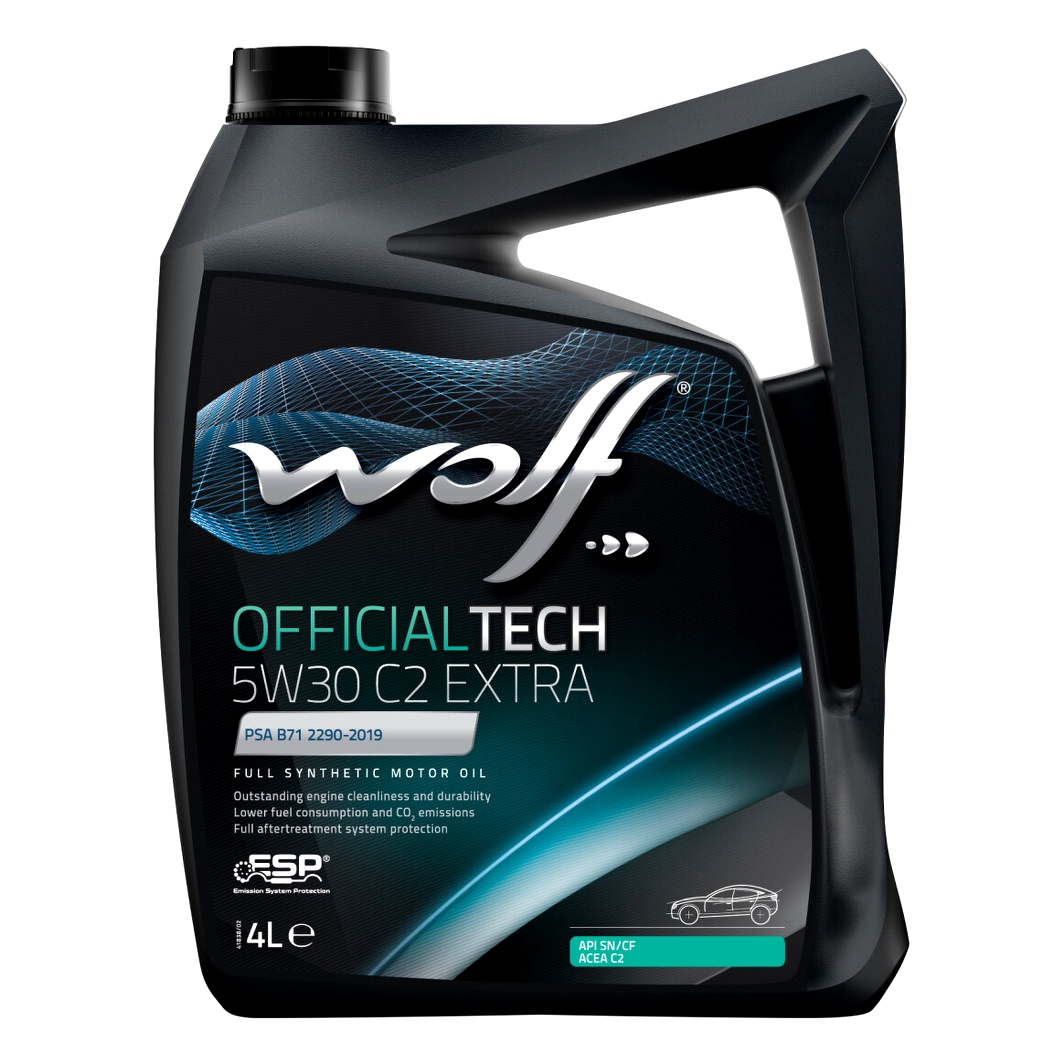 Моторна олива WOLF Officialtech C2 Extra 5W-30 4 л (8339677) - zapix