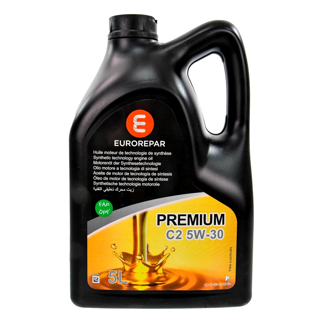 Моторное масло EUROREPAR Premium C2 5W-30 5 л (1635764580) - zapix