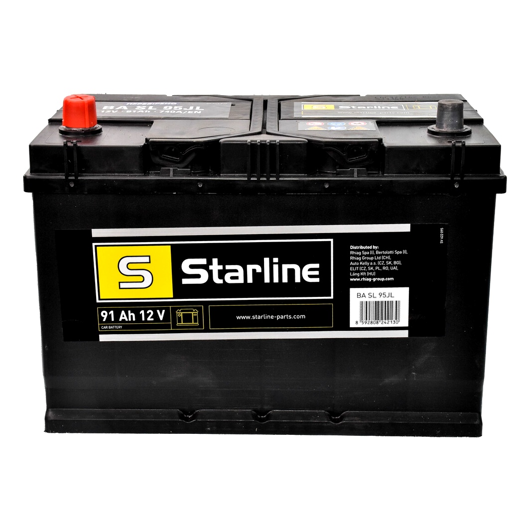 Акумулятор STARLINE 12V 91Ah 740A L+ BASL95JL - zapix