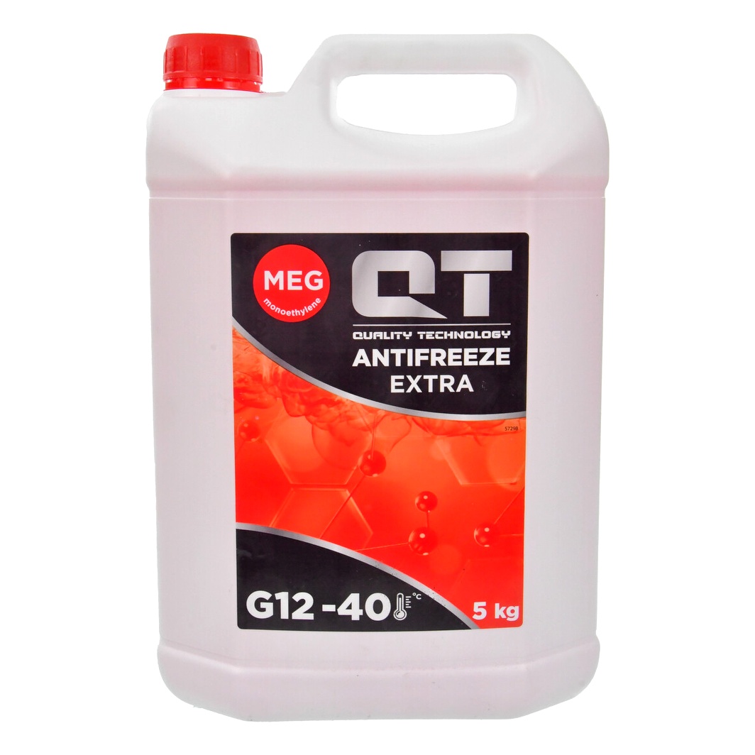 Готовий антифриз QT MEG Extra червоний G12 -40 °C 5 л (QT561405) - zapix