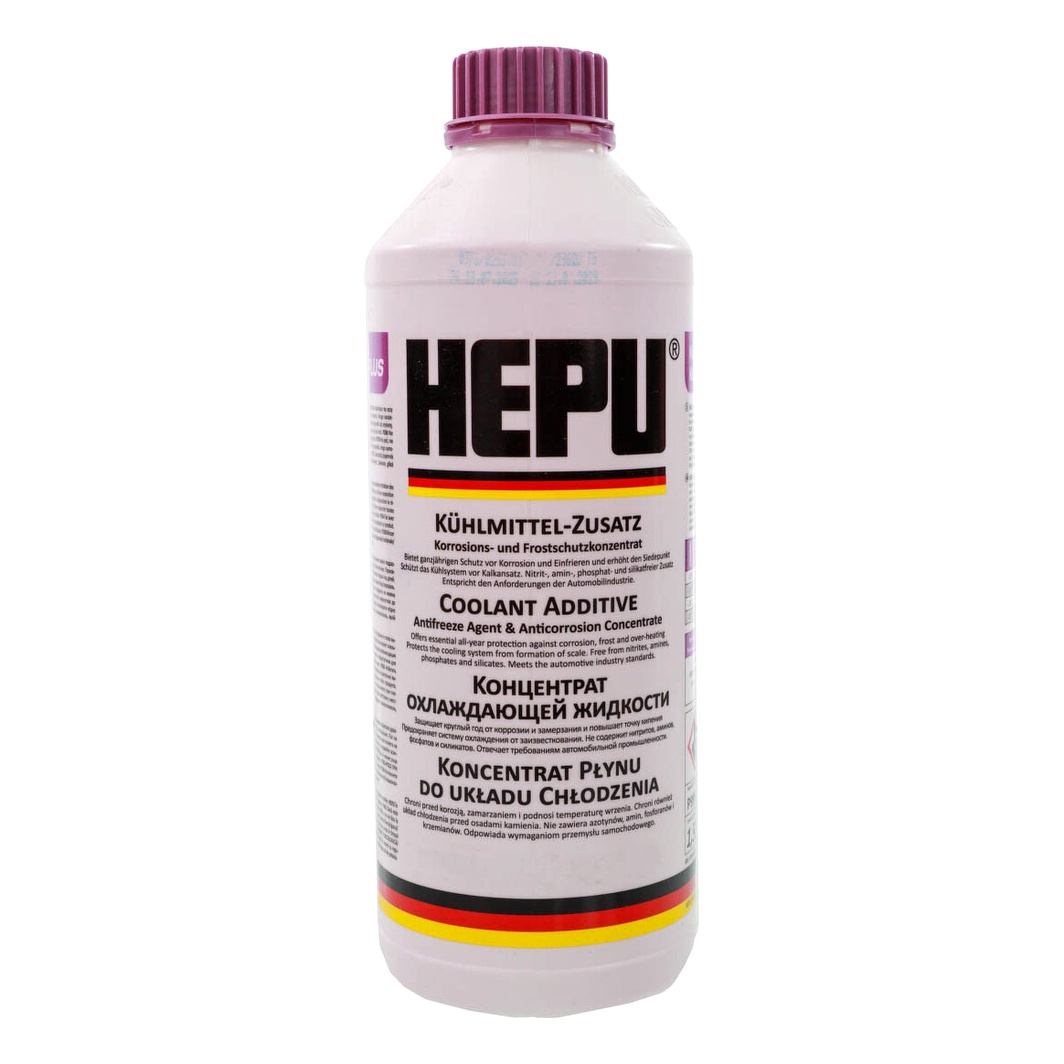 Концентрат антифризу HEPU фіолетовий G12+ 1.5 л (P999G12PLUS) - zapix