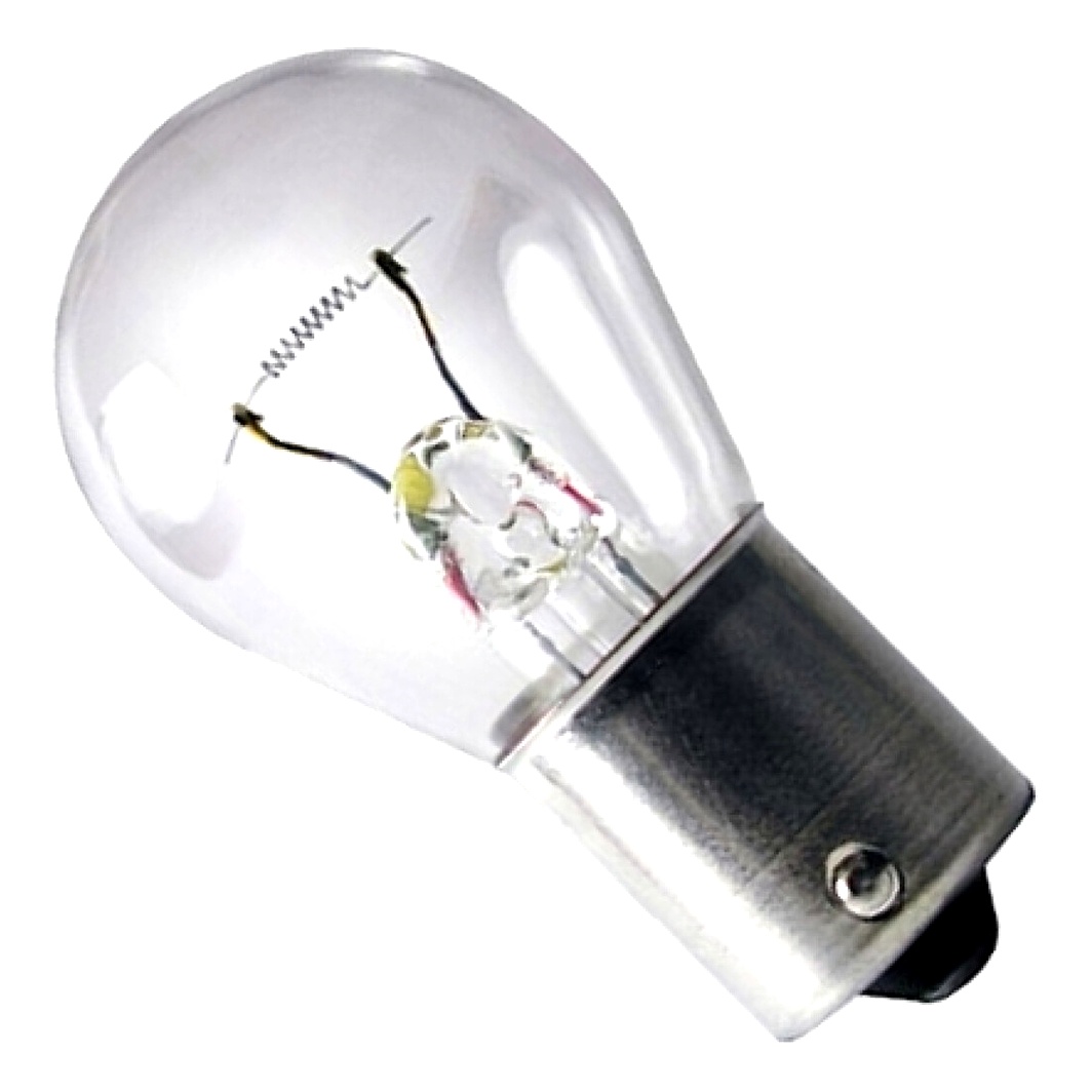 Автолампа накала PHILIPS Vision P22 BA15s 15W 12V прозрачная 1240110 - zapix