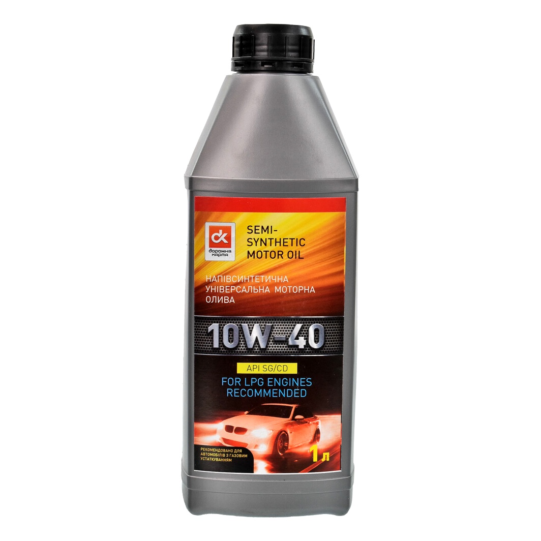 Моторна олива ДОРОЖНЯ КАРТА SG/CD Gas Oil 10W-40 1 л (4102960008) - zapix