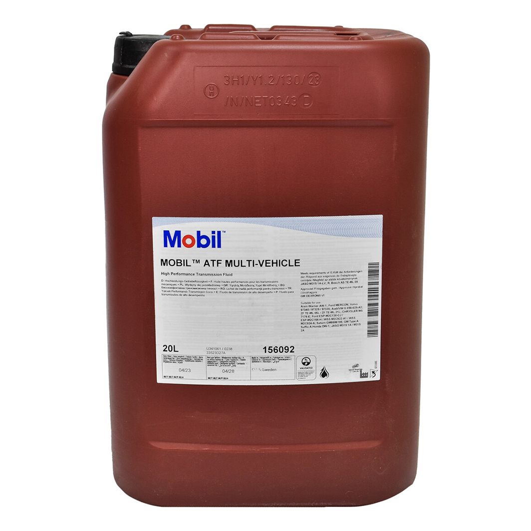 Трансмісійна олива MOBIL ATF Multi-Vehicle Dexron-VI 20 л 156097 - zapix