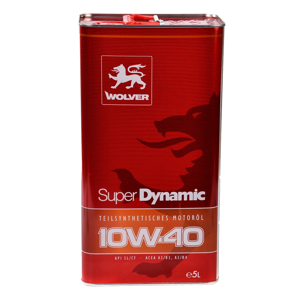 Моторное масло WOLVER Super Dynamic 10W-40 5 л (4260360942600) - zapix