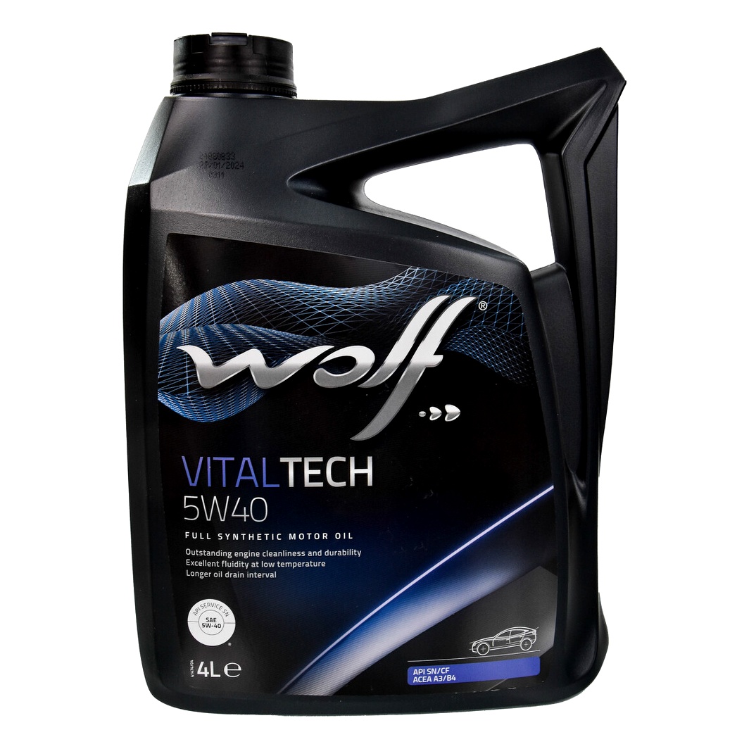 Моторное масло WOLF Vitaltech 5W-40 4 л (8311192) - zapix