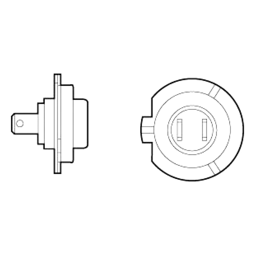 Автолампа галогенова VALEO +50% LIGHT H7 PX26d 55W 12V прозора 032519 - zapix