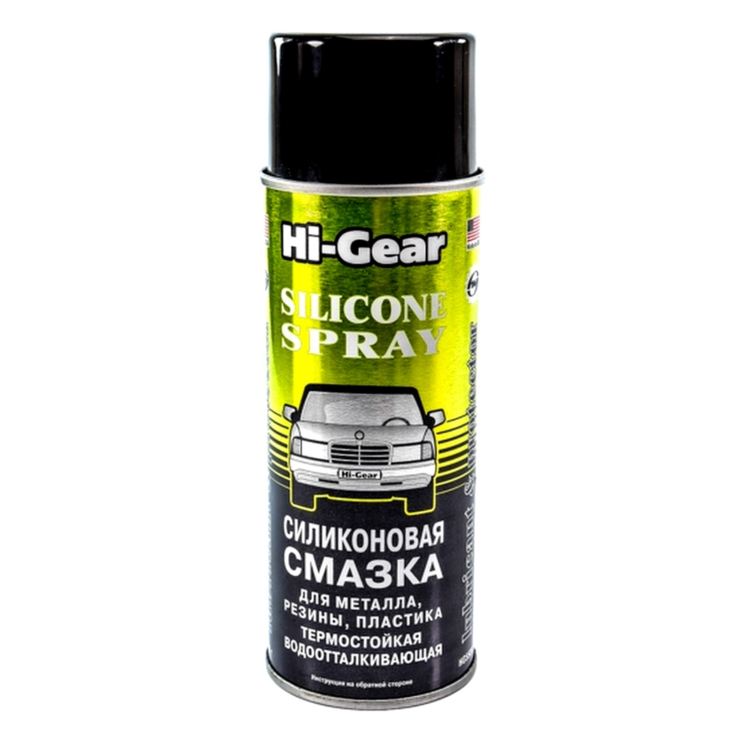 Смазка силиконовая HI-GEAR Silicone Spray для механизмов дверей 284 мл (HG5501) - zapix