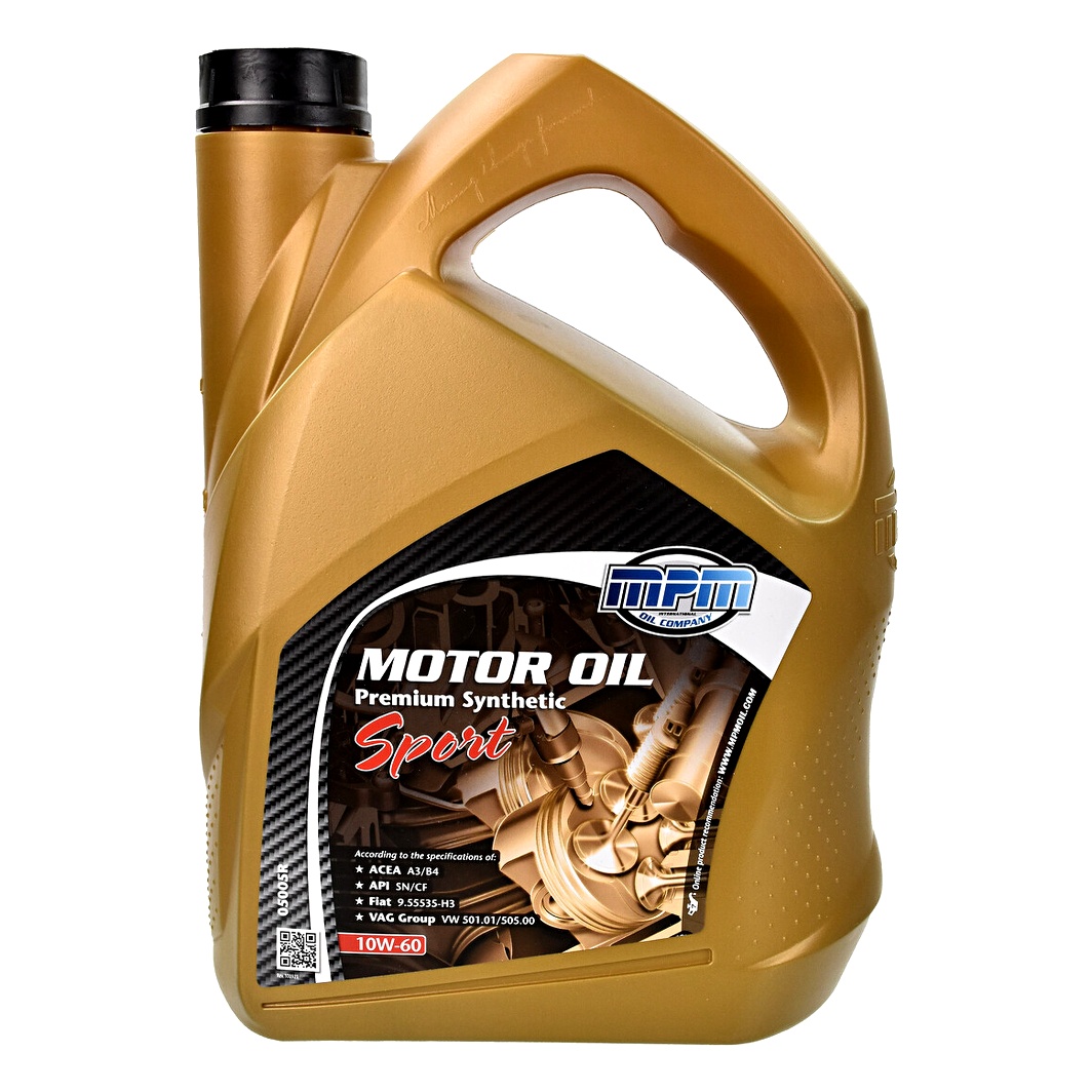 Моторное масло MPM Premium Synthetic Sport 10W-60 5 л (05005R)
