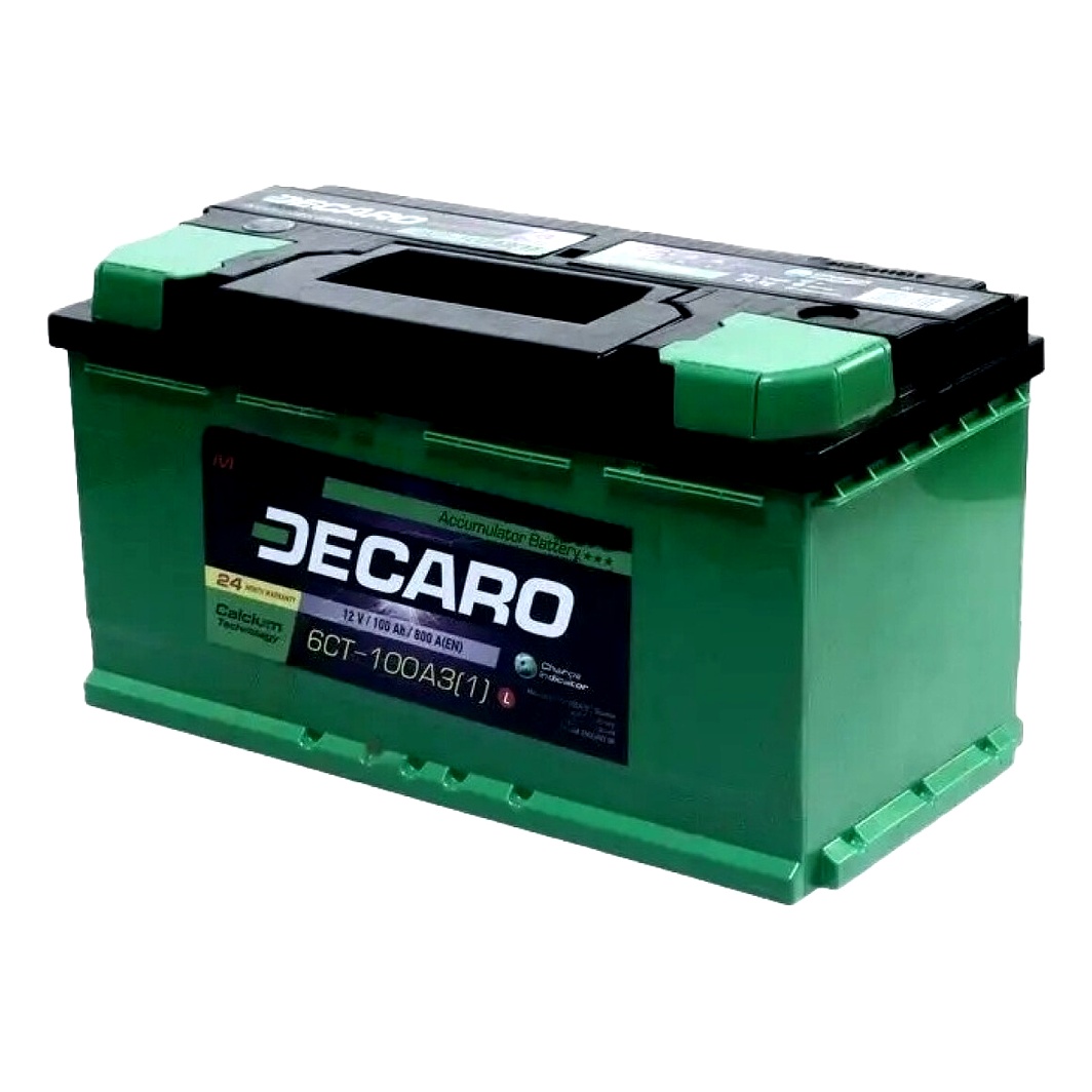 Акумулятор DECARO 12V 100Ah 840A L+ 610031M - zapix
