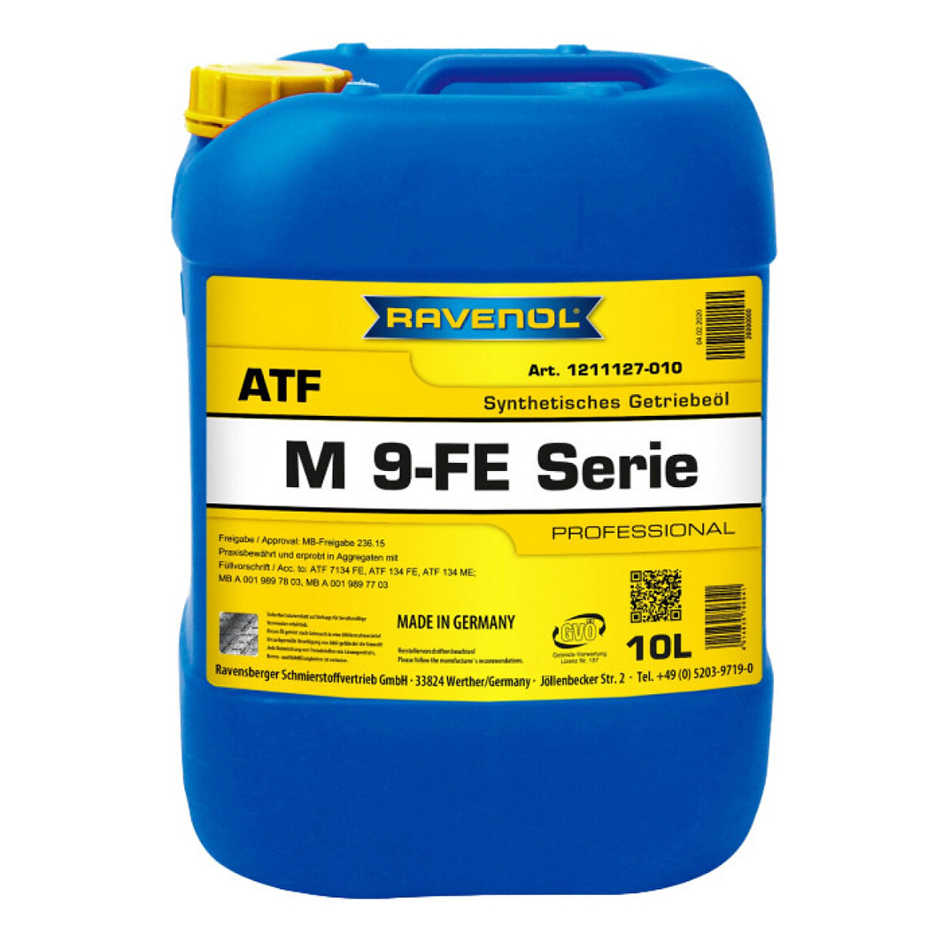 Трансмиссионное масло RAVENOL ATF M 9-FE Serie 10 л 1211127010 - zapix