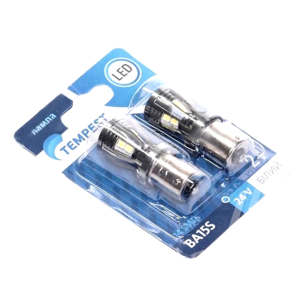 Автолампа LED (светодиодная) TEMPEST BA15s 24V TMPLX16S2524 - zapix