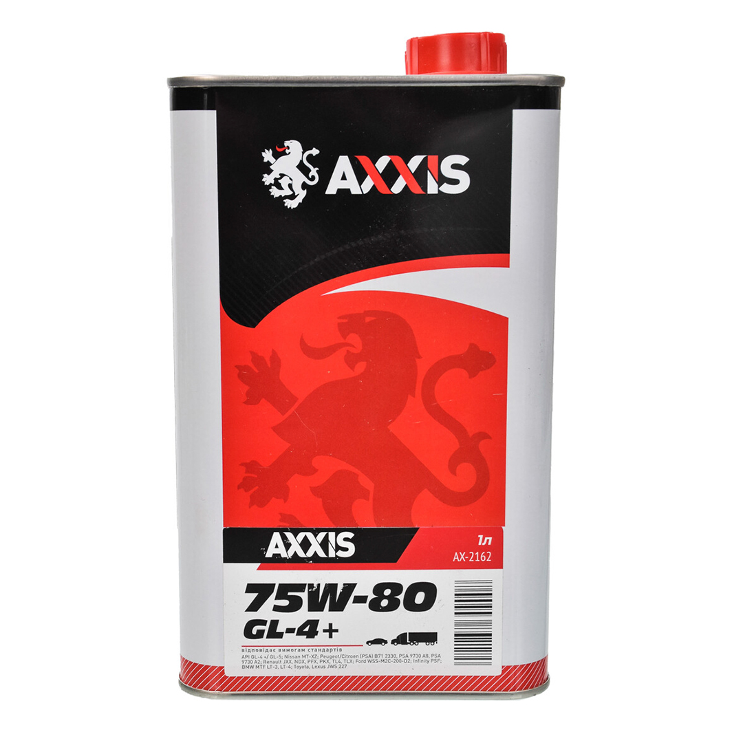 Трансмиссионное масло AXXIS GL-5 75W-80 1 л AX2162 - zapix