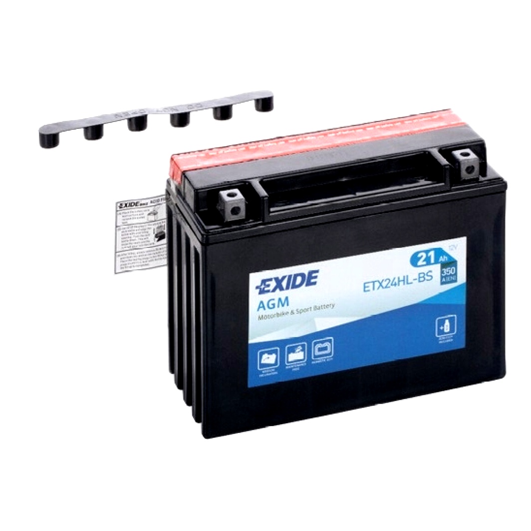Акумулятор EXIDE AGM 12V 21Ah 350A R+ ETX24HLBS - zapix