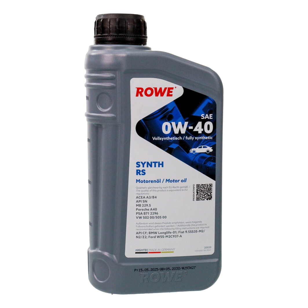 Моторна олива ROWE Synth RS 0W-40 1 л (20020001099) - zapix