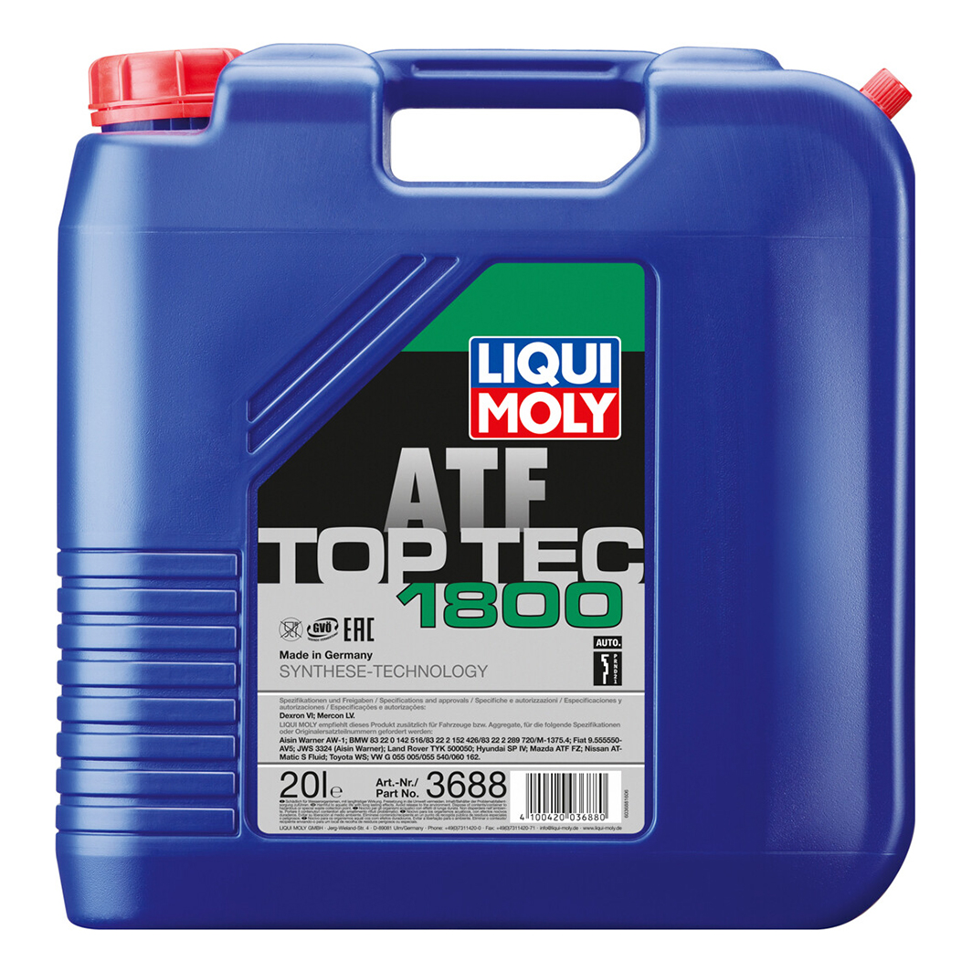 Трансмісійна олива LIQUI MOLY TOP TEC ATF 1800 20 л 3688 - zapix