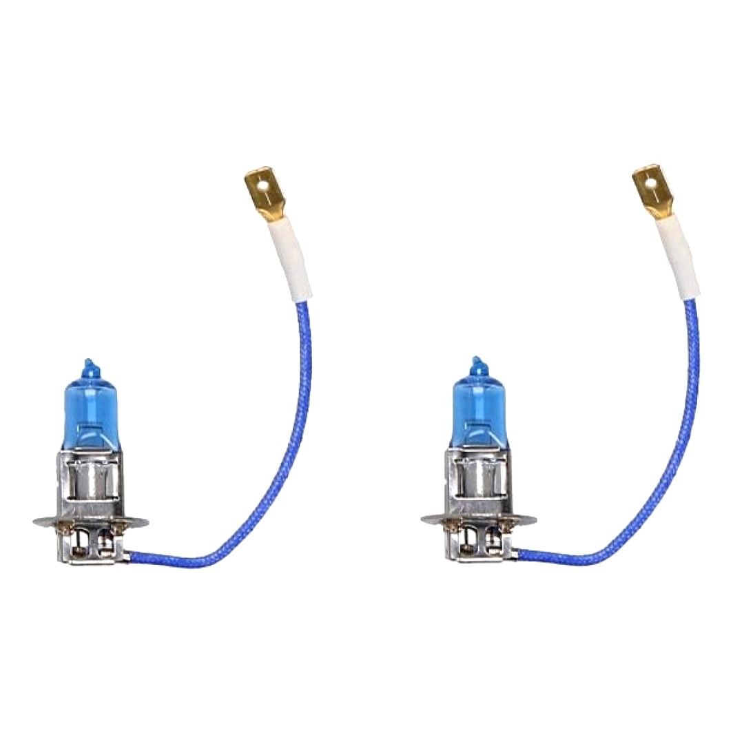 Автолампа галогенова M-TECH Powertec Ultra White H3 PK22s 55W 12V темно-блакитна PTZUW3DUO - zapix