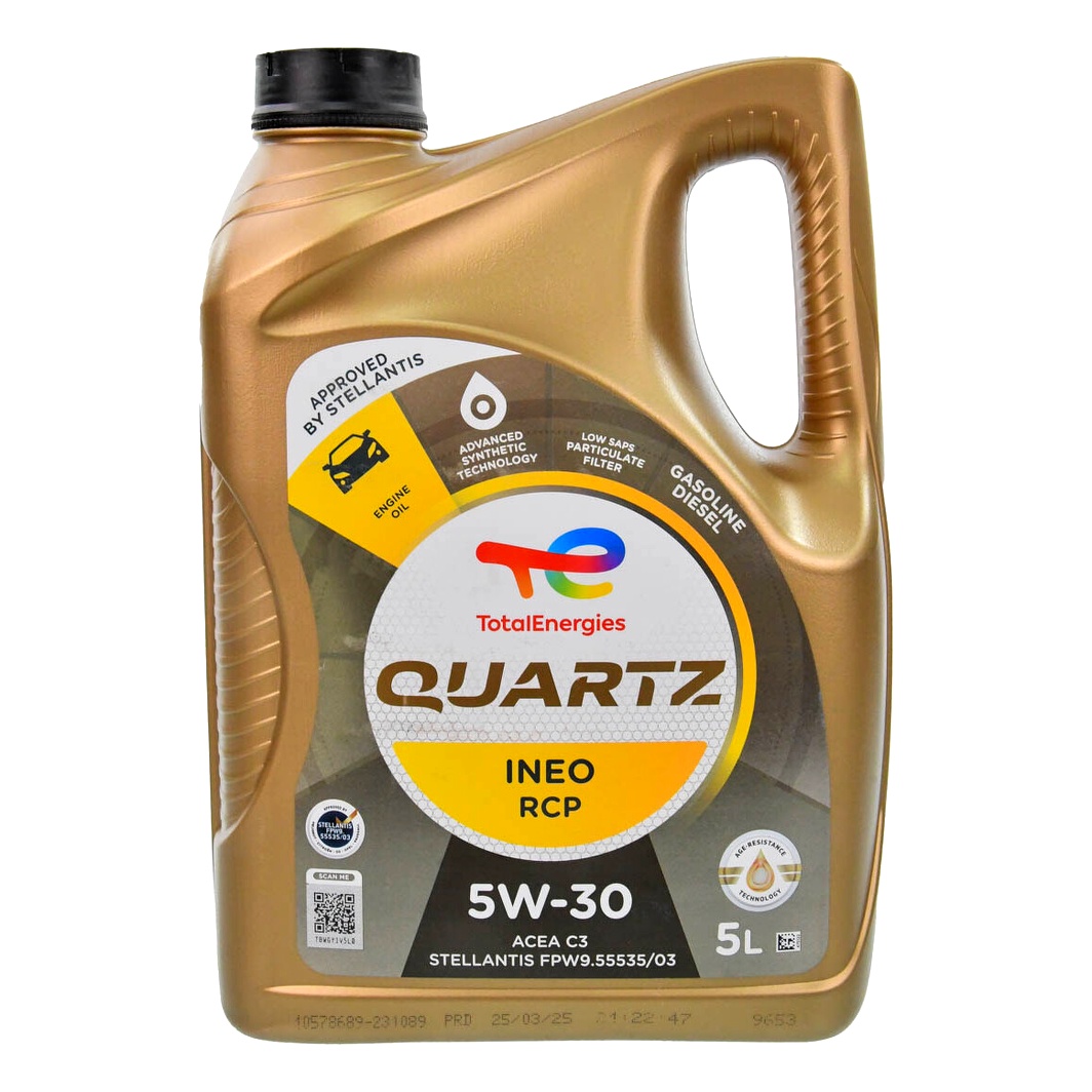 Моторное масло TOTAL Quartz Ineo RCP 5W-30 5 л (231089) - zapix