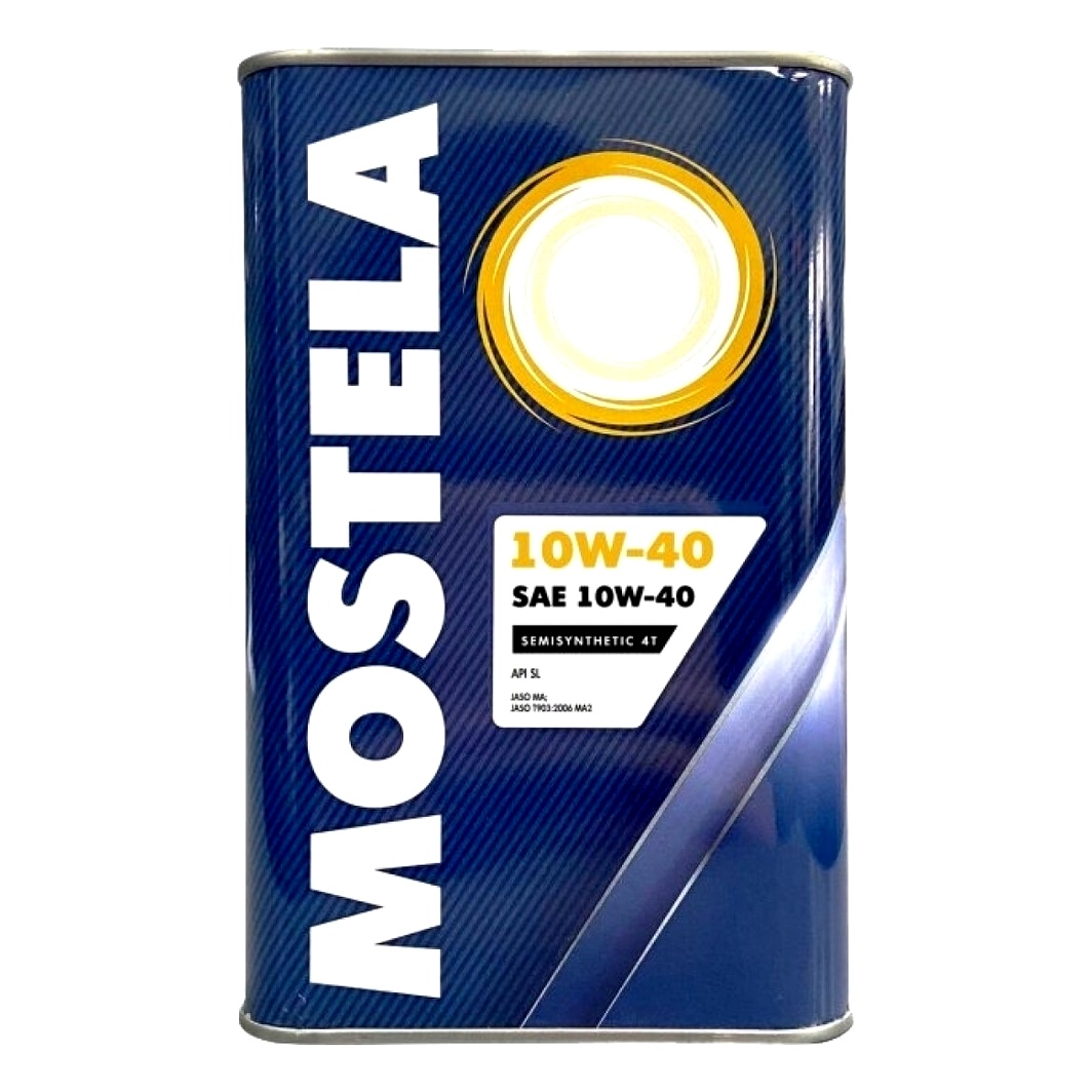 Моторное масло MOSTELA SemiSynthetic 4T 10W-40 полусинтетическое 0.946 л 4820133020746 - zapix