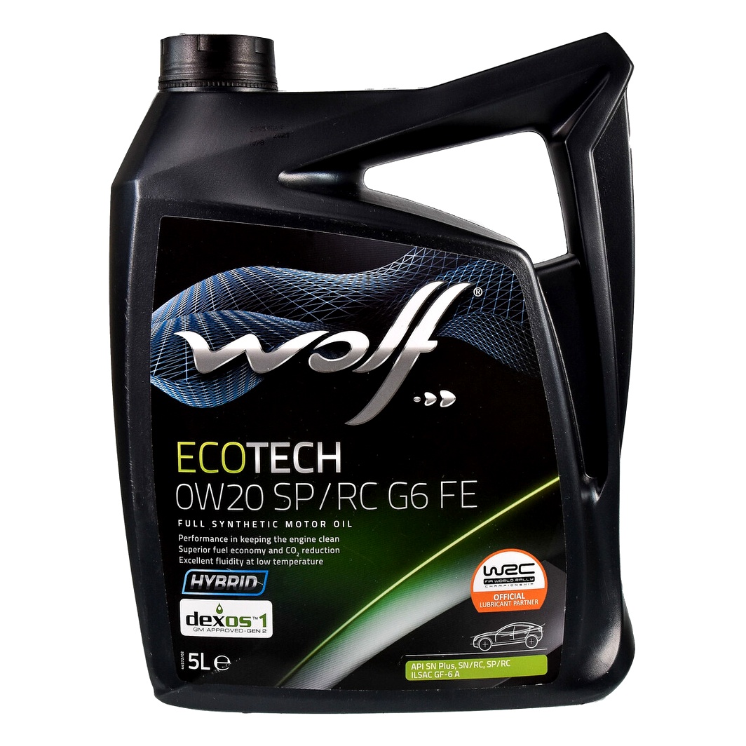 Моторное масло WOLF Ecotech SP/RC G6 FE 0W-20 5 л (1047261) - zapix