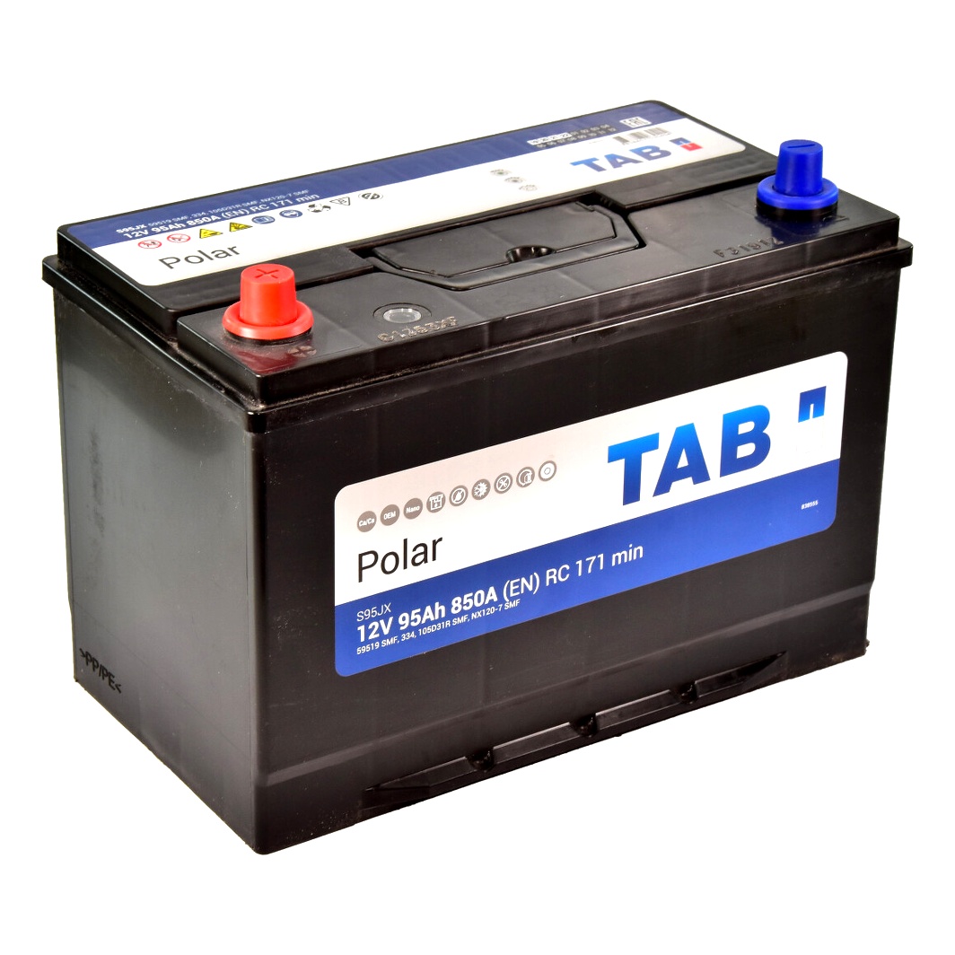 Акумулятор TAB Polar S JIS 12V 95Ah 850A L+ 246995 - zapix