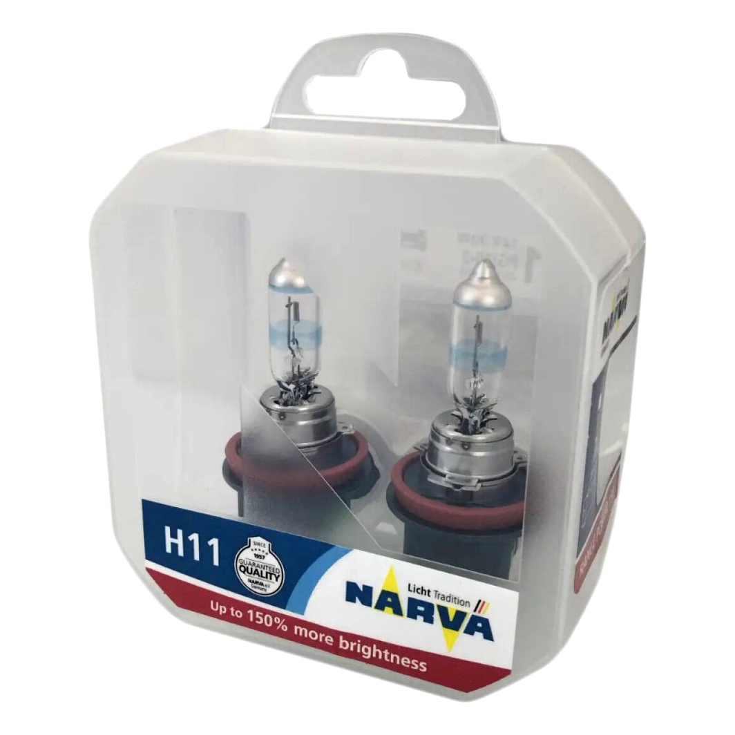 Автолампа галогенова NARVA H11 PGJ19-2 55W 12V прозора 481012100 - zapix