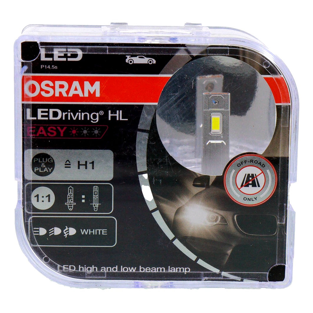 Автолампа LED (світлодіодна) OSRAM LEDriving HL Easy H1 P14.5s 9W 12V біла 64150DWESYHCB - zapix