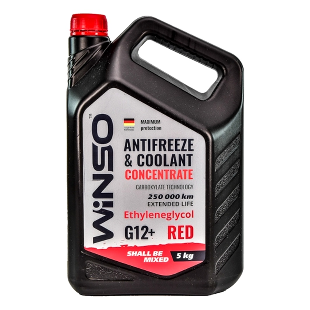 Концентрат антифризу WINSO червоний G12+ 5 л (880990)