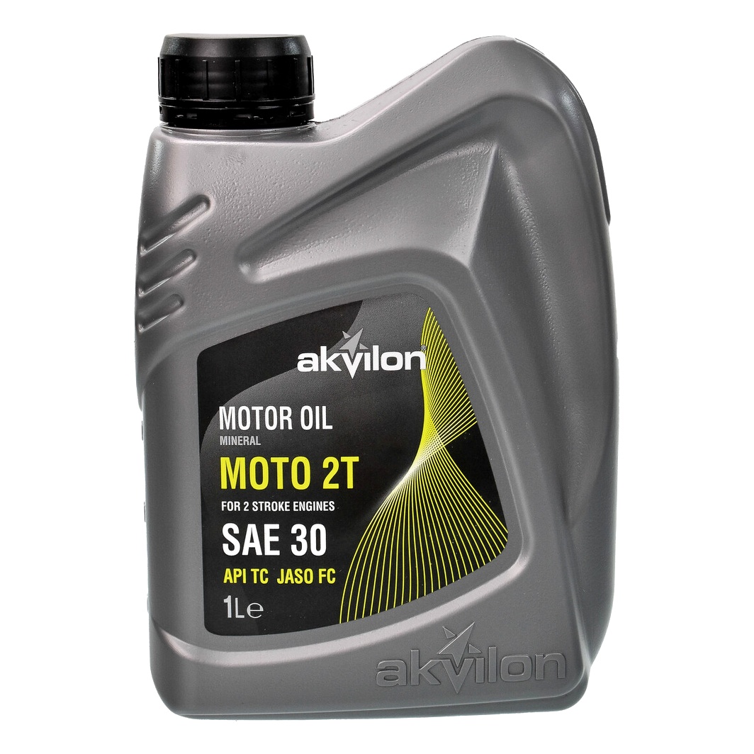Моторное масло AKVILON Moto 2T минеральное 1 л AKVILON2T1L - zapix