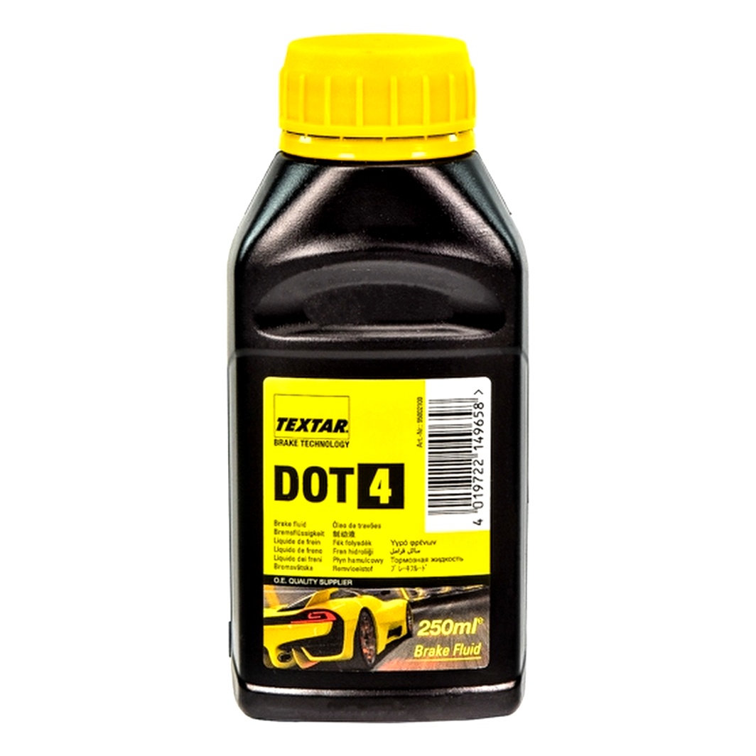 Гальмівна рідина TEXTAR DOT 4 пластик 0.25 л 95002100 - zapix