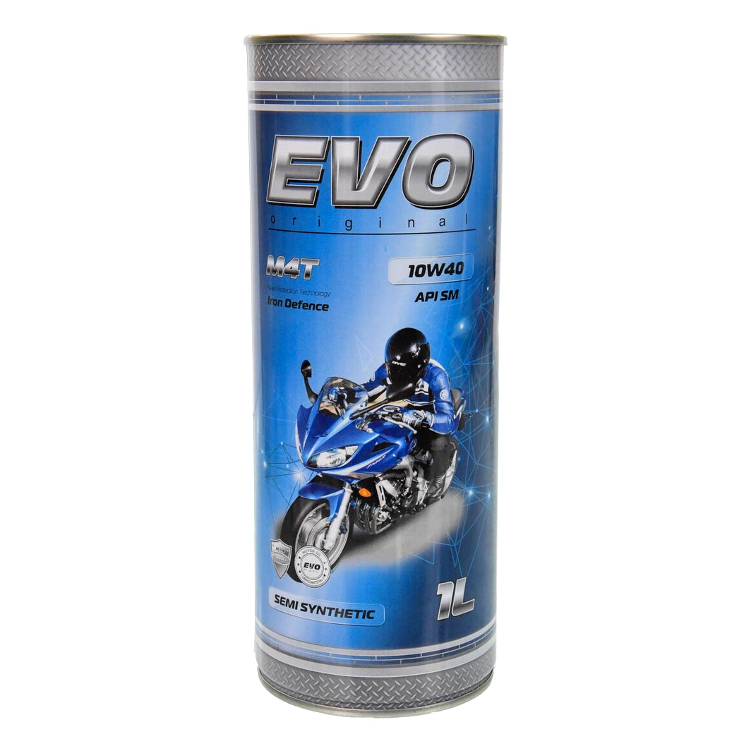 Моторное масло EVO M4T 4T 10W-40 полусинтетическое 1 л M4T10W401L - zapix